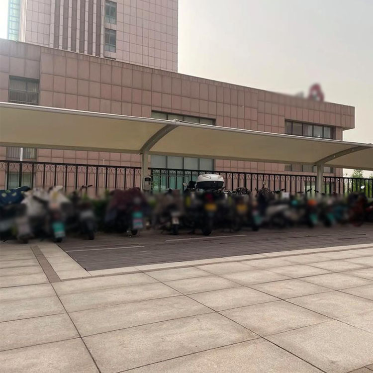 文安县膜结构电动车棚